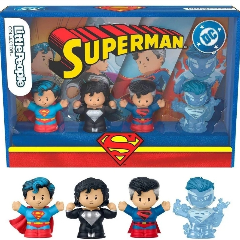 Superman Little People Action Figure Set